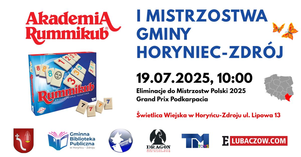 I Mistrzostwa Gminy Horyniec-Zdrój w Rummikub