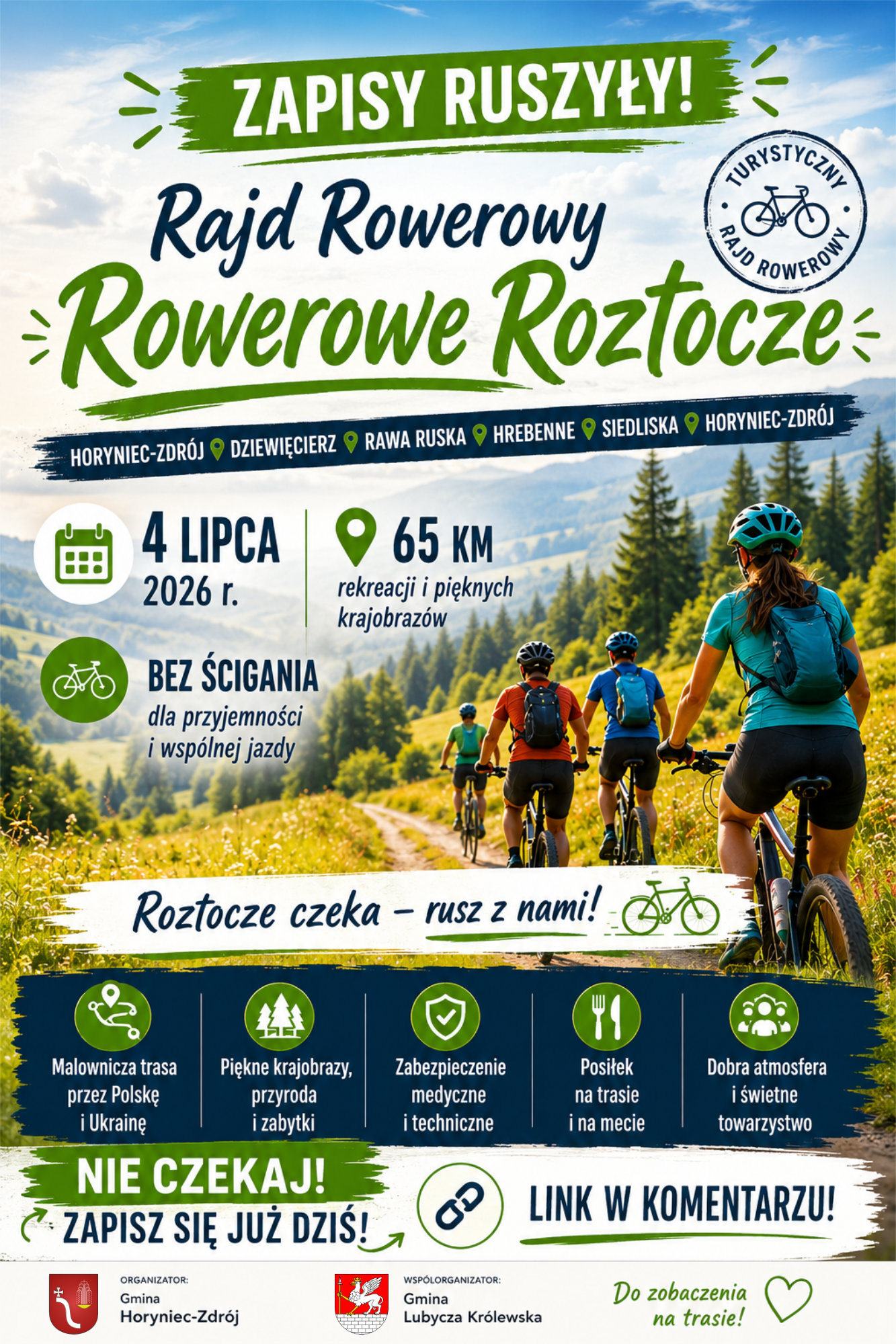 Rowerowe Roztocze zapisy na rajd